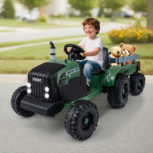 24v ride tractor - on, kids