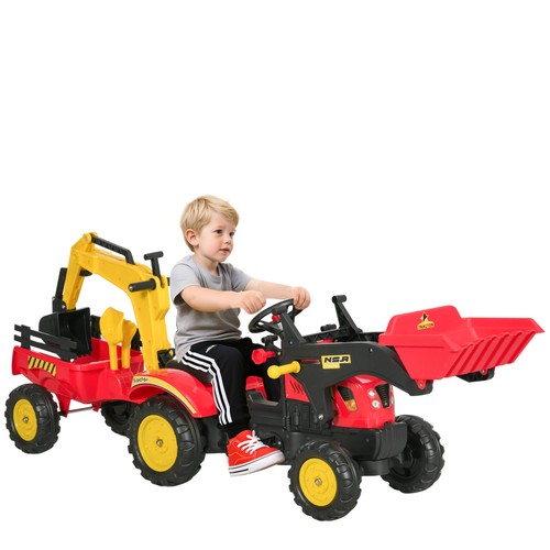 Homcom pedal powered tractor - homcom,
