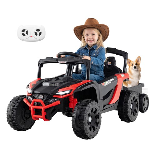 Kids ride tractor - kids, on