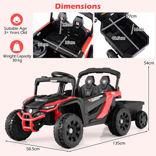 Kids ride tractor - kids, electric