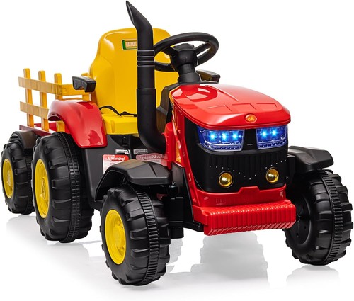 Kids ride tractor - on,