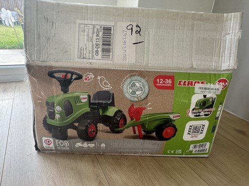 Claas green ride tractor - claas, ride-on