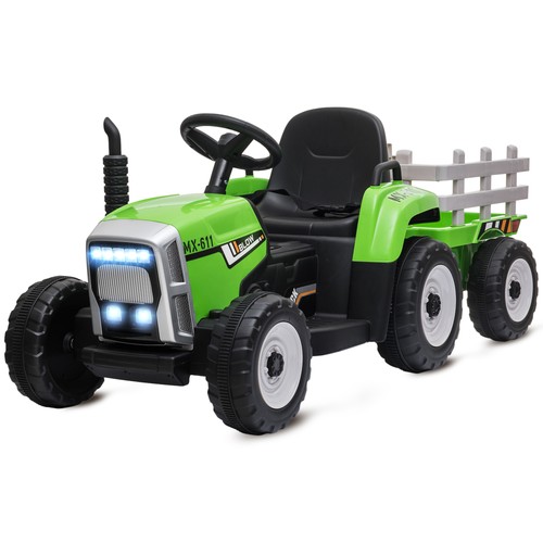 Homcom ride tractor - on,