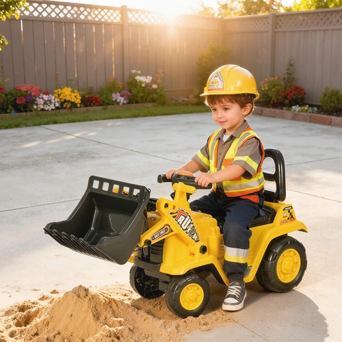 Ride tractor in 1 - ride, on