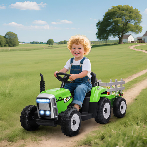 Ride tractor detachable - w/,
