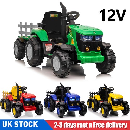 12v kids ride tractor - ride,