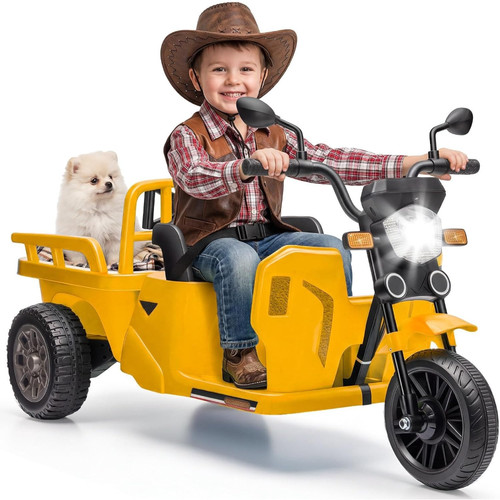 Green 12v kids wheel - 12v, 3-wheel