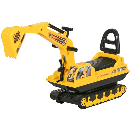 Homcom ride excavator toy - homcom, on